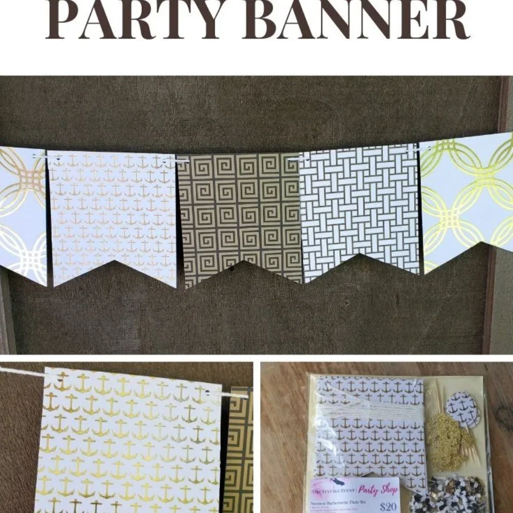 Nautical Bachelorette Party Banner | Bachelorette Party Set